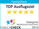 Zertifikat Top Ausflugsziel Family Check 2014