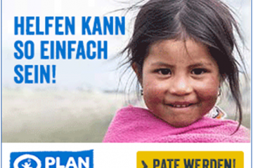 Banner von Plan International 'Einfach'